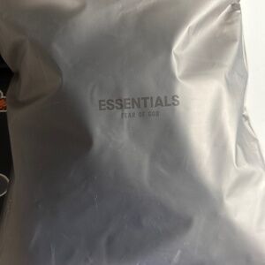 Essentials black hoodie size medium